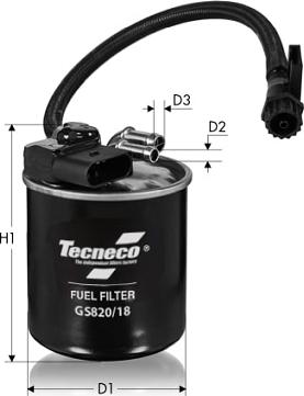 Tecneco Filters GS820/18 - Filter za gorivo www.molydon.hr