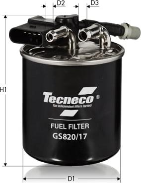 Tecneco Filters GS820/17 - Filter za gorivo www.molydon.hr