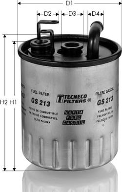 Tecneco Filters GS213 - Filter za gorivo www.molydon.hr