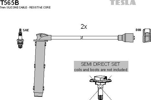 TESLA T565B - Set kablova za paljenje www.molydon.hr