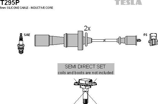 TESLA T295P - Set kablova za paljenje www.molydon.hr