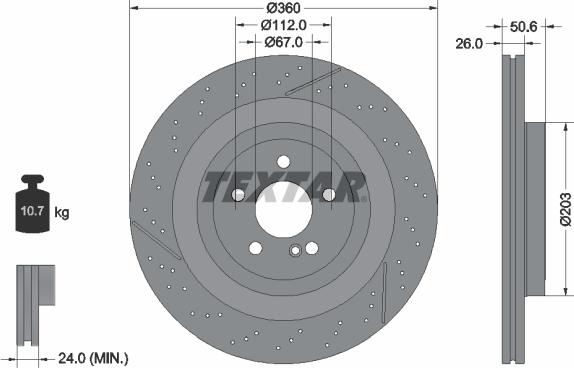Textar 92319805 - Kočioni disk www.molydon.hr