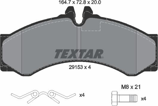 Textar 2915301-0875-00 - Komplet kočnica, disk-kočnica www.molydon.hr