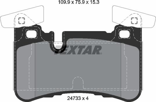 Textar 2473301 - Komplet Pločica, disk-kočnica www.molydon.hr