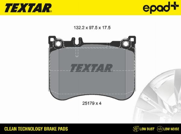 Textar 2517903CP - Komplet Pločica, disk-kočnica www.molydon.hr
