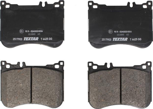 Textar 2517903 - Komplet Pločica, disk-kočnica www.molydon.hr