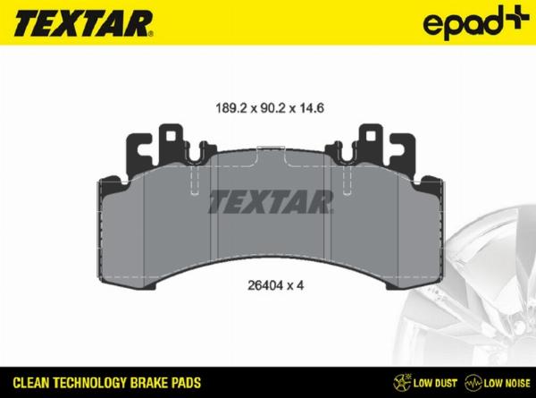 Textar 2640401CP - Komplet Pločica, disk-kočnica www.molydon.hr
