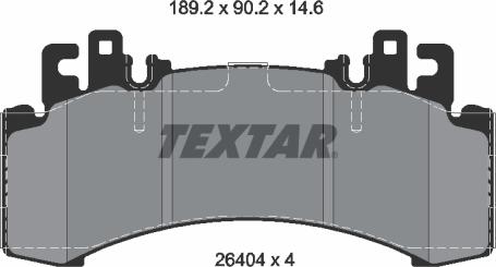 Textar 2640401 - Komplet Pločica, disk-kočnica www.molydon.hr