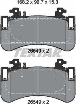 Textar 2654901 - Komplet Pločica, disk-kočnica www.molydon.hr