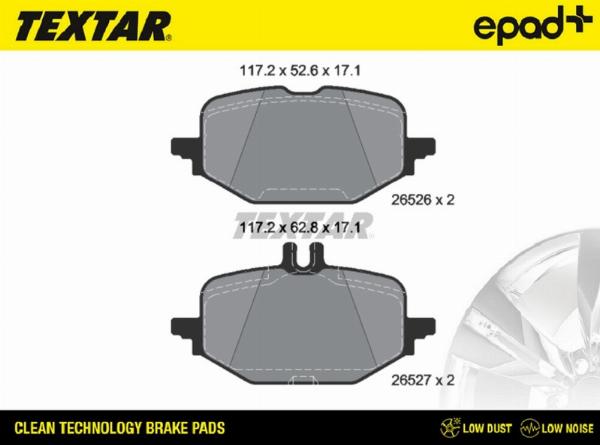 Textar 2652601CP - Komplet Pločica, disk-kočnica www.molydon.hr