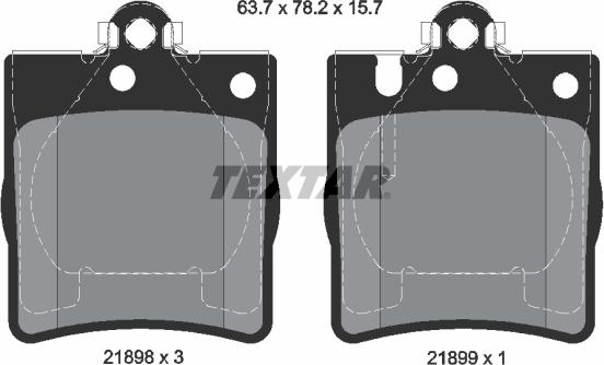 Textar 2189801 - Komplet Pločica, disk-kočnica www.molydon.hr