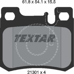 Textar 2130103-0595-00 - Komplet kočnica, disk-kočnica www.molydon.hr