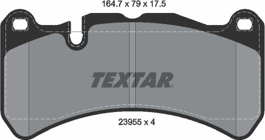 Textar 2395501 - Komplet Pločica, disk-kočnica www.molydon.hr