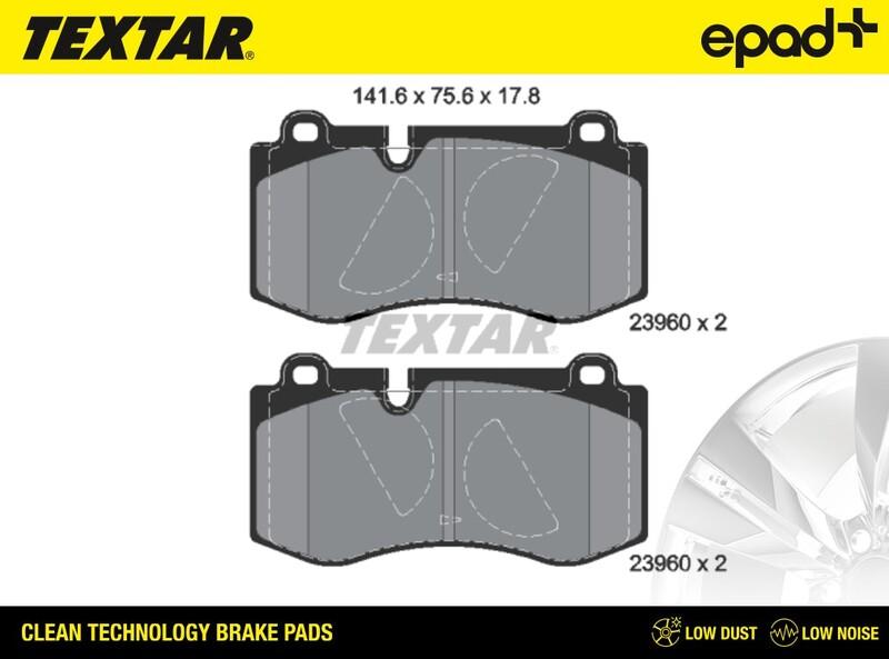 Textar 2396001CP - Komplet Pločica, disk-kočnica www.molydon.hr