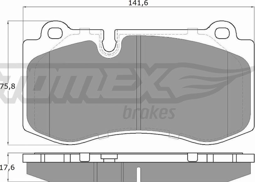 TOMEX brakes TX 16-87 - Komplet Pločica, disk-kočnica www.molydon.hr