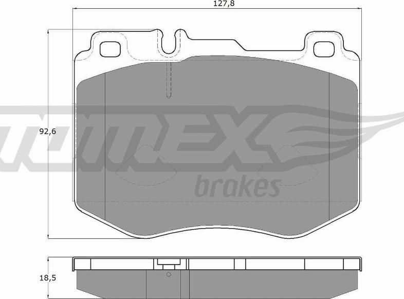 TOMEX brakes TX 18-52 - Komplet Pločica, disk-kočnica www.molydon.hr