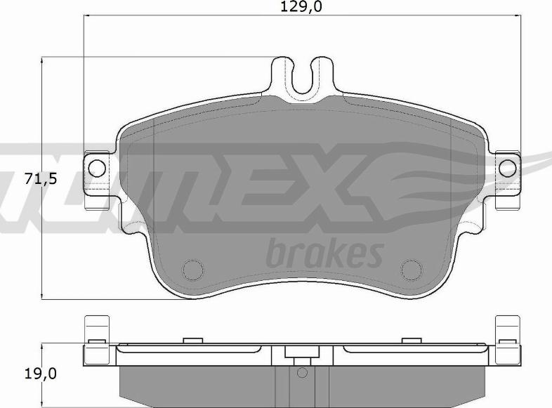 TOMEX brakes TX 18-07 - Komplet Pločica, disk-kočnica www.molydon.hr
