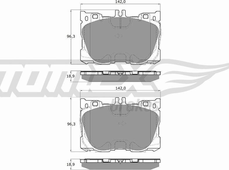 TOMEX brakes TX 18-75 - Komplet Pločica, disk-kočnica www.molydon.hr