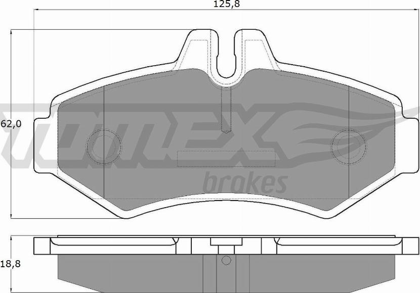 TOMEX brakes TX 12-34 - Komplet Pločica, disk-kočnica www.molydon.hr