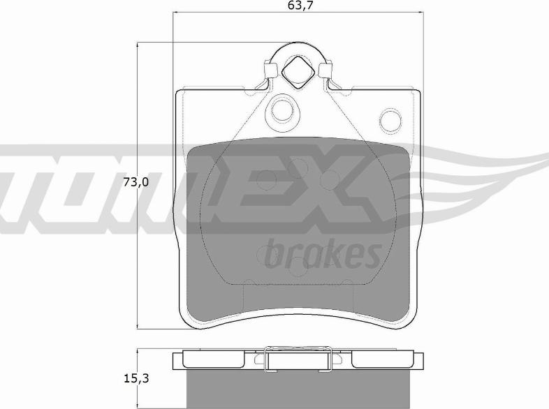 TOMEX brakes TX 12-29 - Komplet Pločica, disk-kočnica www.molydon.hr