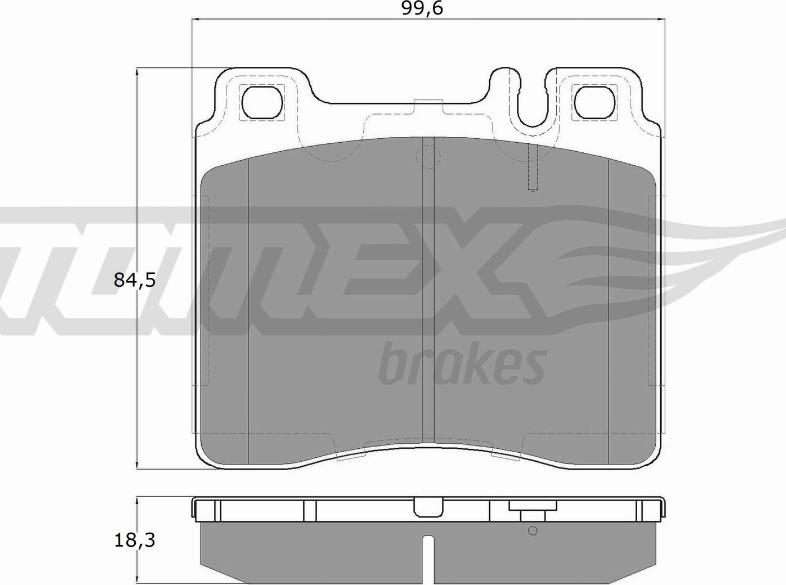 TOMEX brakes TX 12-74 - Komplet Pločica, disk-kočnica www.molydon.hr