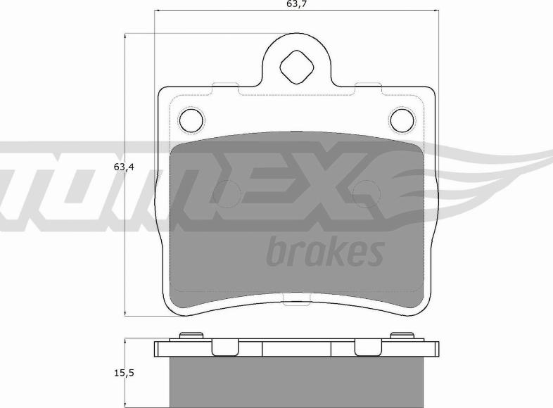 TOMEX brakes TX 12-77 - Komplet Pločica, disk-kočnica www.molydon.hr
