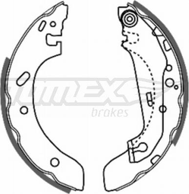 TOMEX brakes TX 20-73 - Komplet kočnica, bubanj kočnice www.molydon.hr