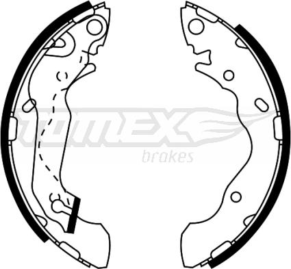 TOMEX brakes TX 22-05 - Komplet kočnica, bubanj kočnice www.molydon.hr