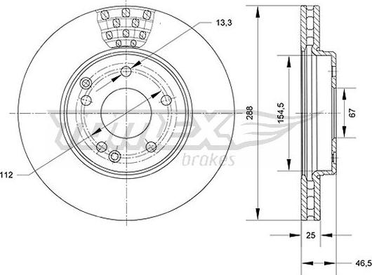 TOMEX brakes TX 71-06 - Kočioni disk www.molydon.hr