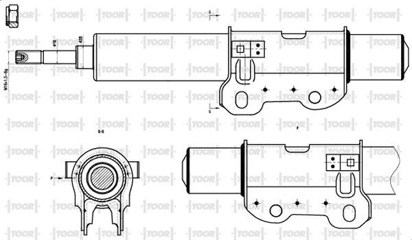 TOOR SG16380 - Amortizer www.molydon.hr