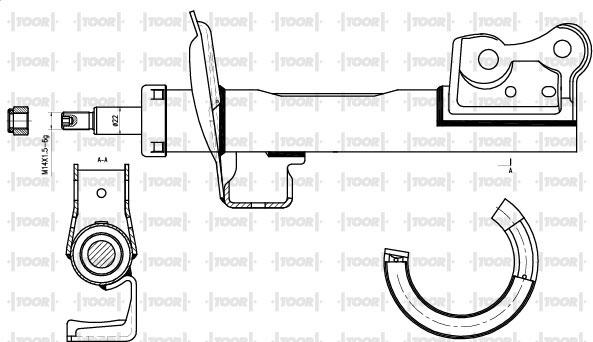 TOOR SG10950 - Amortizer www.molydon.hr