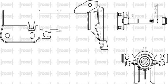TOOR SG12190 - Amortizer www.molydon.hr