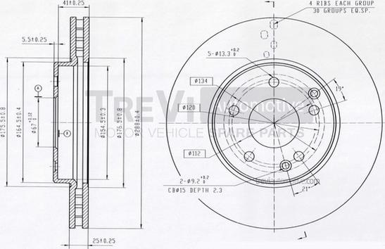 Trevi Automotive BD1139 - Kočioni disk www.molydon.hr