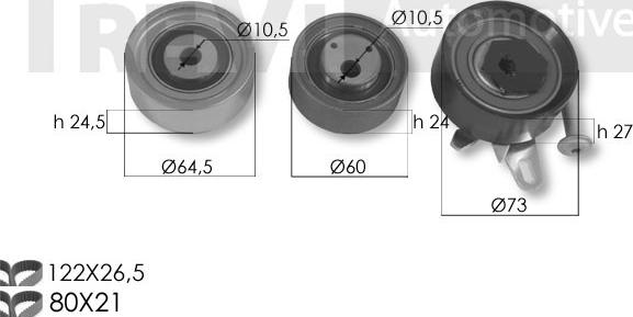 Trevi Automotive KD1450 - Komplet zupčastog remena www.molydon.hr