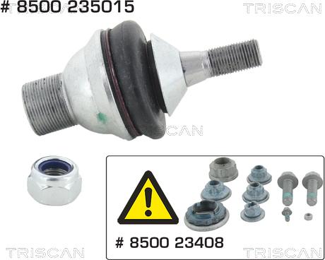 Triscan 8500 235015 - Gornja/donja kugla www.molydon.hr