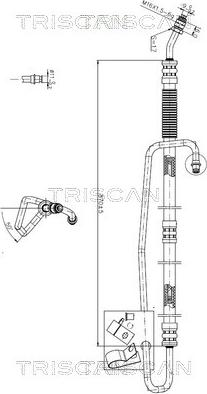 Triscan 8516 23006 - Hidraulicno Crijevo, upravljanje www.molydon.hr