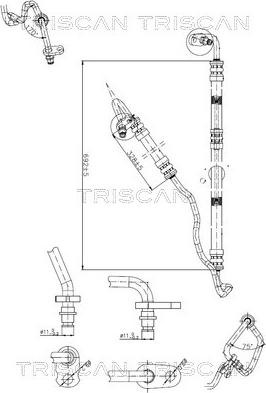 Triscan 8516 23001 - Hidraulicno Crijevo, upravljanje www.molydon.hr
