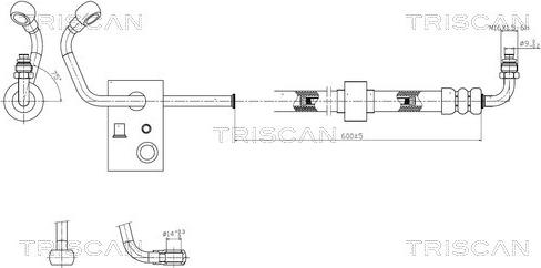 Triscan 8516 23008 - Hidraulicno Crijevo, upravljanje www.molydon.hr