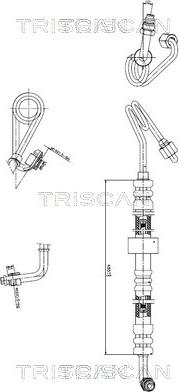 Triscan 8516 23007 - Hidraulicno Crijevo, upravljanje www.molydon.hr