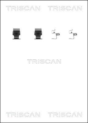 Triscan 8105 421590 - Komplet pribora, Pločica disk kočnice www.molydon.hr
