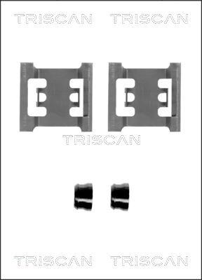 Triscan 8105 161611 - Komplet pribora, Pločica disk kočnice www.molydon.hr