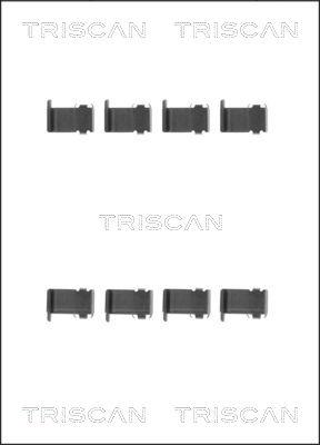 Triscan 8105 101597 - Komplet pribora, Pločica disk kočnice www.molydon.hr