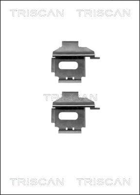 Triscan 8105 231588 - Komplet pribora, Pločica disk kočnice www.molydon.hr