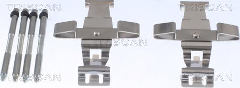 Triscan 8105 231617 - Komplet pribora, Pločica disk kočnice www.molydon.hr