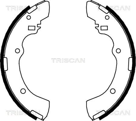 Triscan 8100 42505 - Komplet kočnica, bubanj kočnice www.molydon.hr