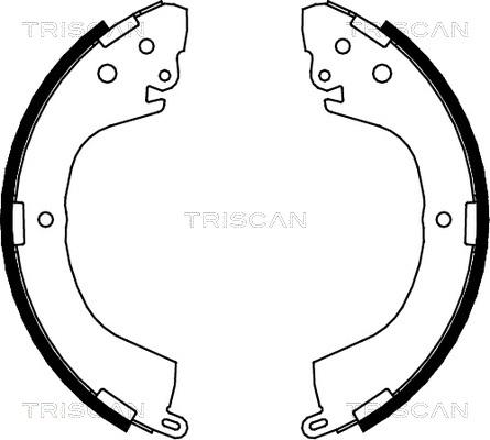Triscan 8100 42605 - Komplet kočnica, bubanj kočnice www.molydon.hr