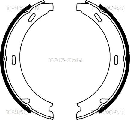 Triscan 8100 23412 - Komplet kočnica, bubanj kočnice www.molydon.hr