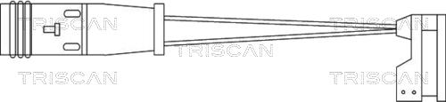 Triscan 8115 10009 - Signalni kontakt, trosenje kočione plocice www.molydon.hr