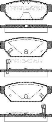 Triscan 8110 42005 - Komplet Pločica, disk-kočnica www.molydon.hr