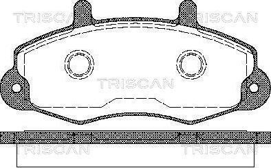 Triscan 8110 16969 - Komplet Pločica, disk-kočnica www.molydon.hr